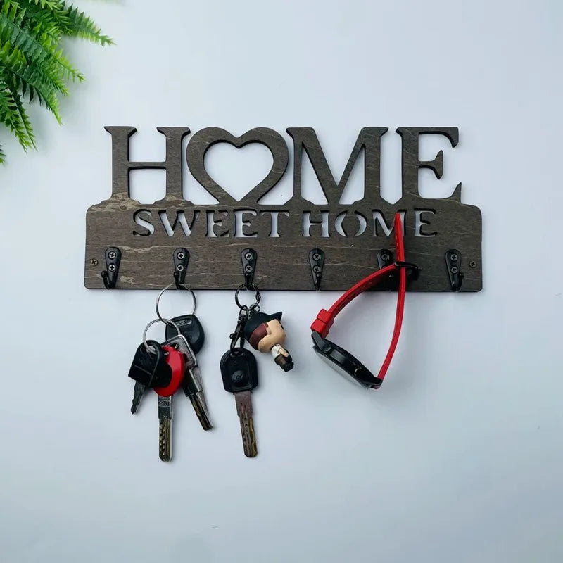 Black Metal Key Hanger - Prestige Home Co