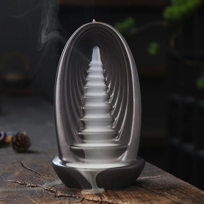 Clay Waterfall Aromatherapy Incense Burner - Prestige Home Co