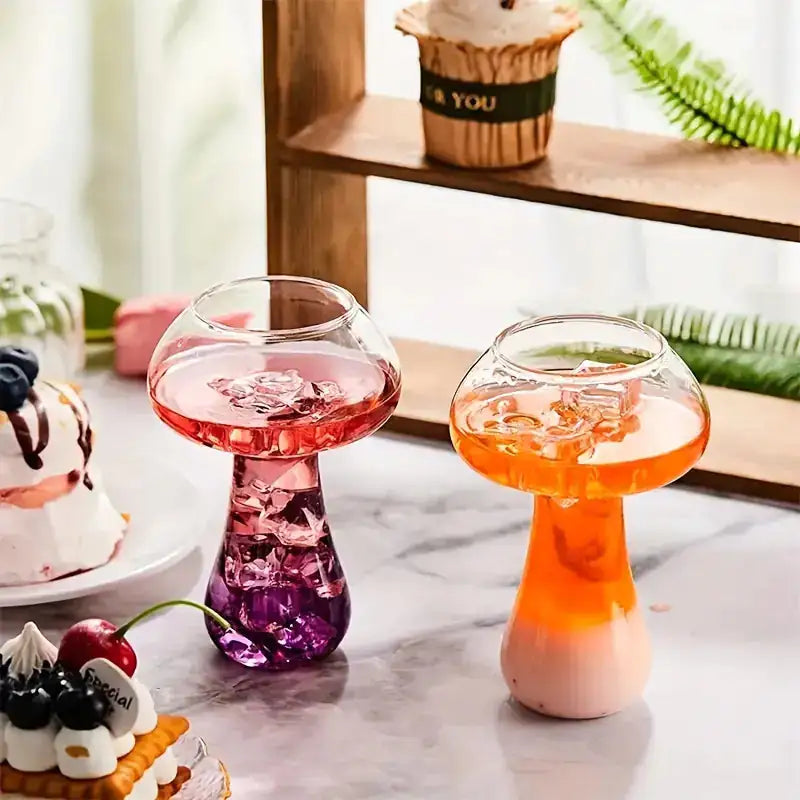 Mushroom Martini Cocktail Glass Set - Prestige Home Co
