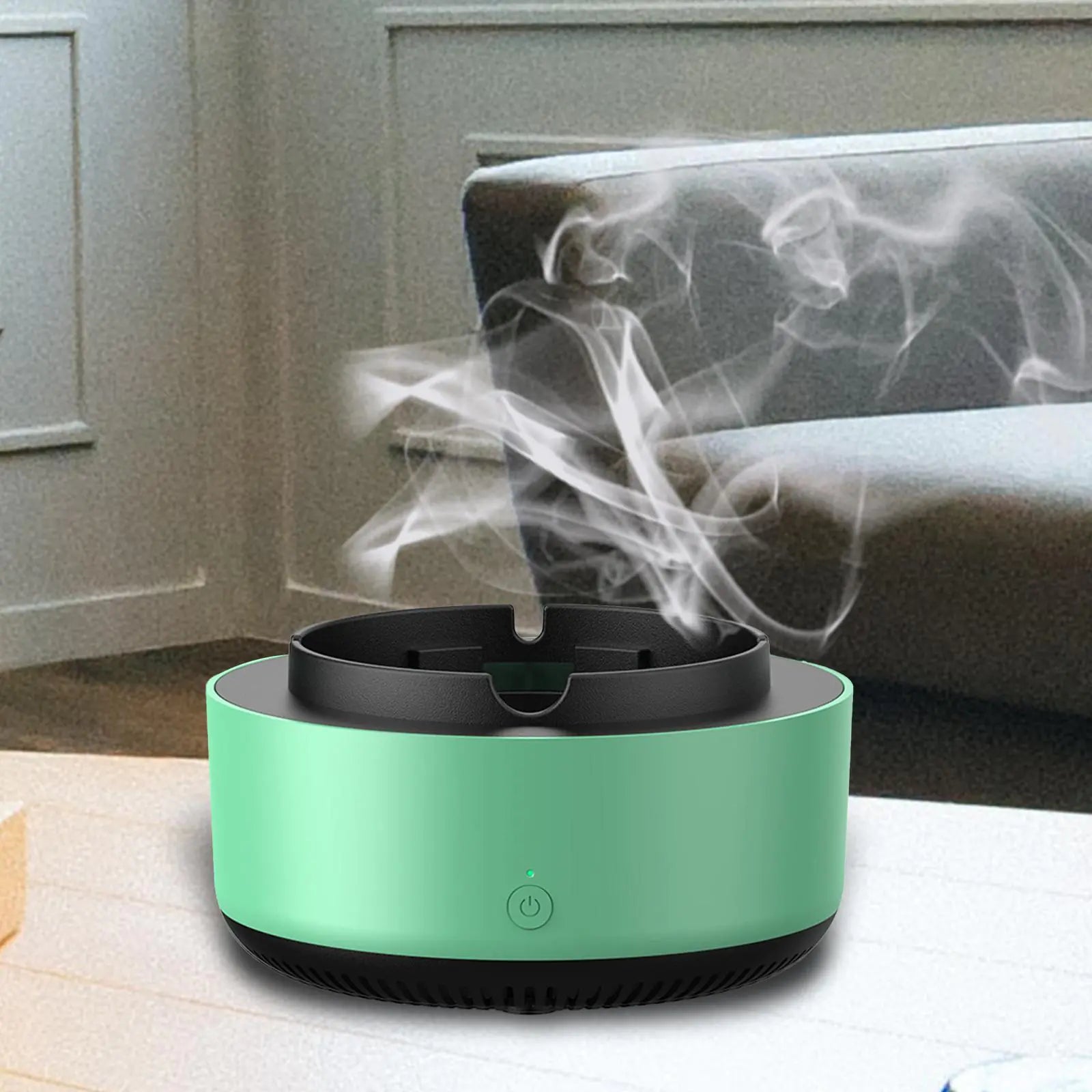 Ashtray with Air Purifier - Prestige Home Co Green