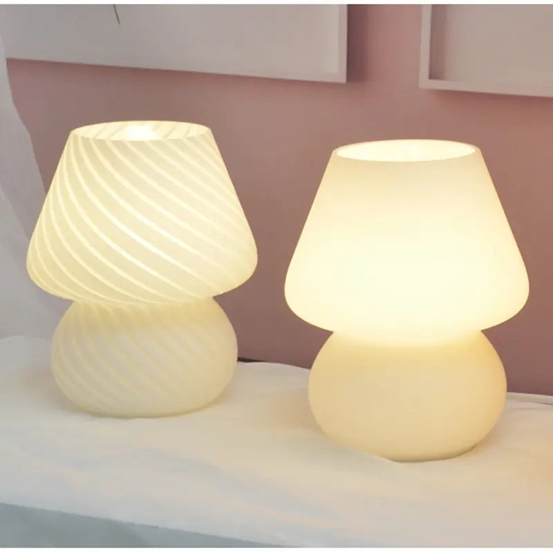 Glass Translucent Bedside Lamp - Prestige Home Co