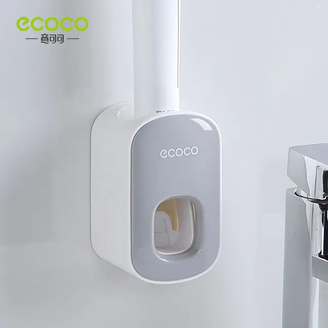Wall Mount Automatic Toothpaste Dispenser - Prestige Home Co Gray